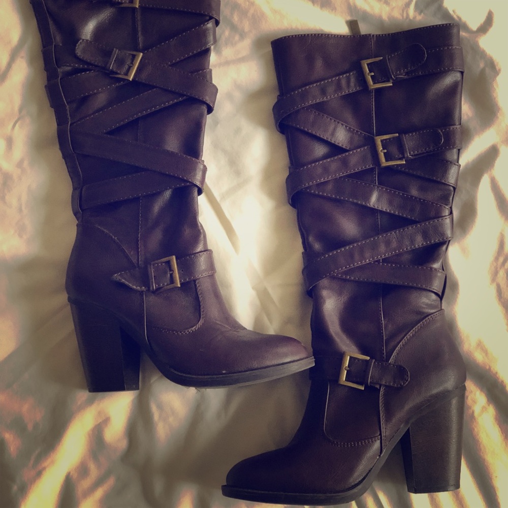 Mid calf boots